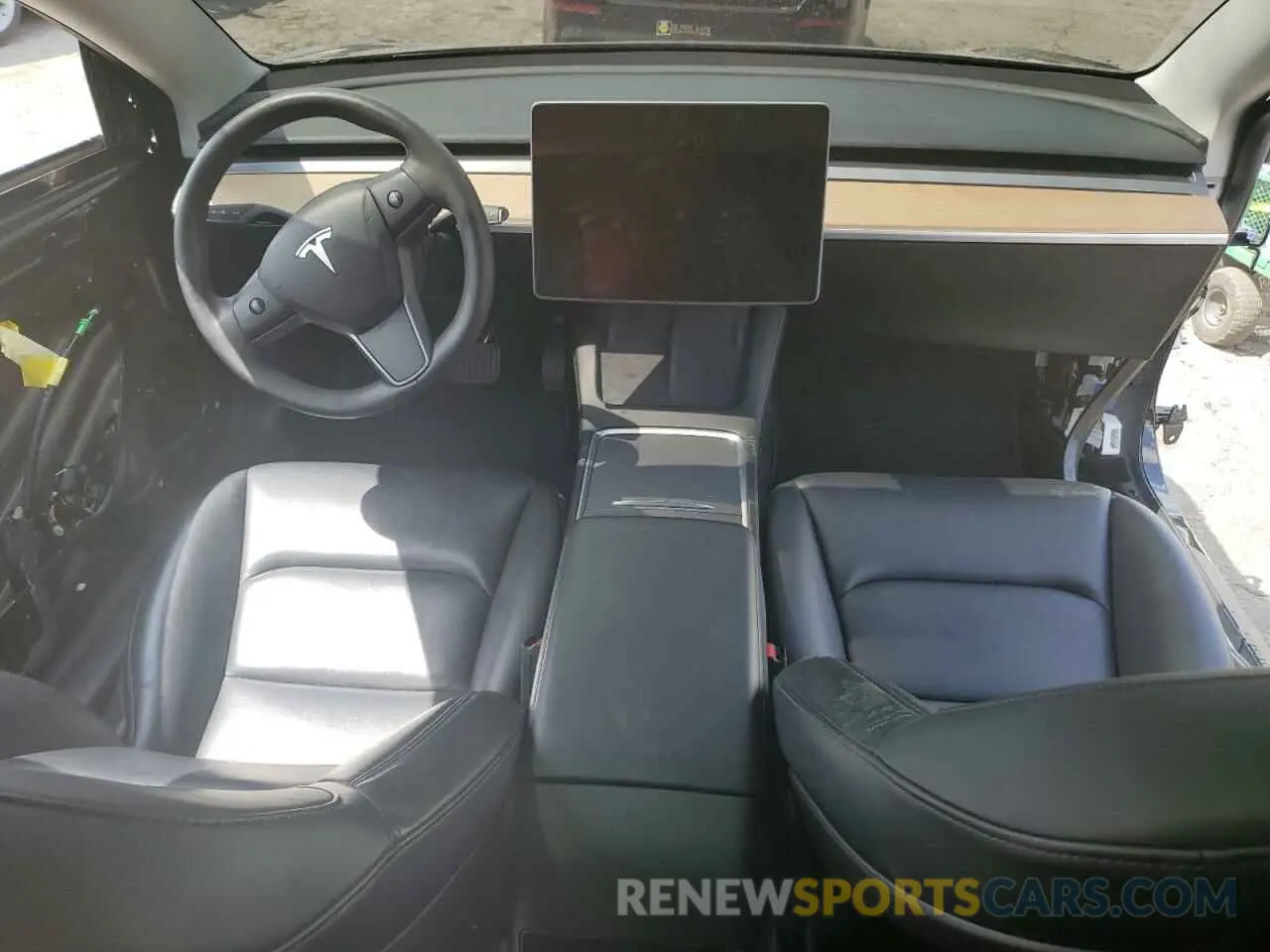 8 Photograph of a damaged car 5YJ3E1EA1MF996017 TESLA MODEL 3 2021