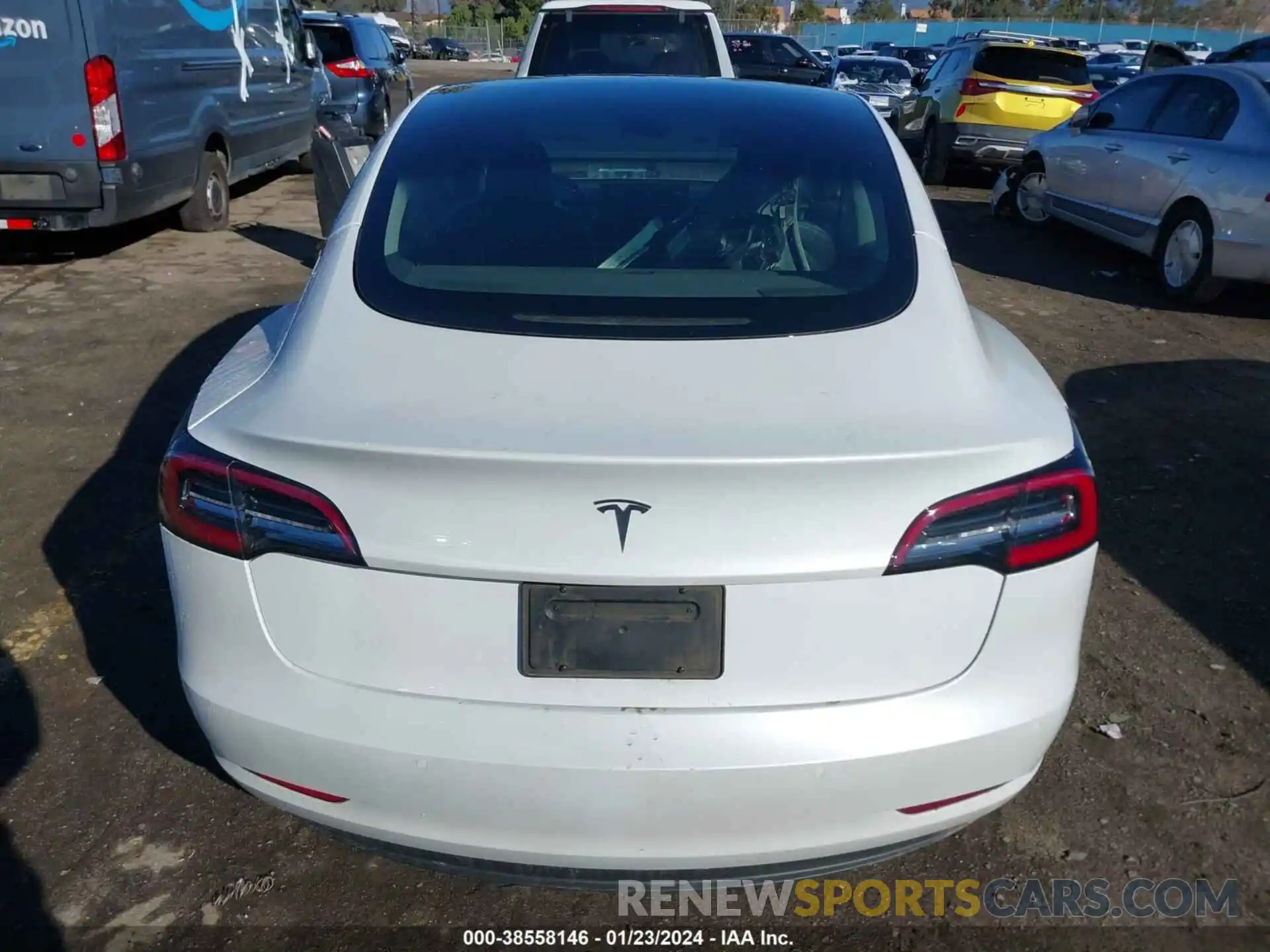 17 Photograph of a damaged car 5YJ3E1EA2MF003494 TESLA MODEL 3 2021