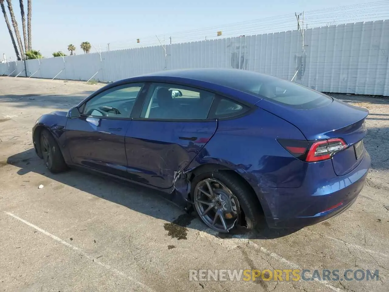 2 Photograph of a damaged car 5YJ3E1EA2MF015810 TESLA MODEL 3 2021