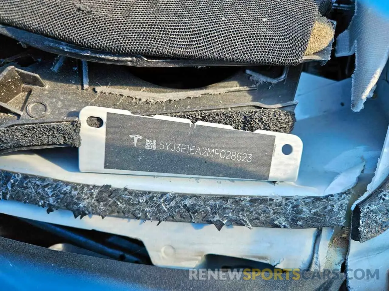 13 Photograph of a damaged car 5YJ3E1EA2MF028623 TESLA MODEL 3 2021