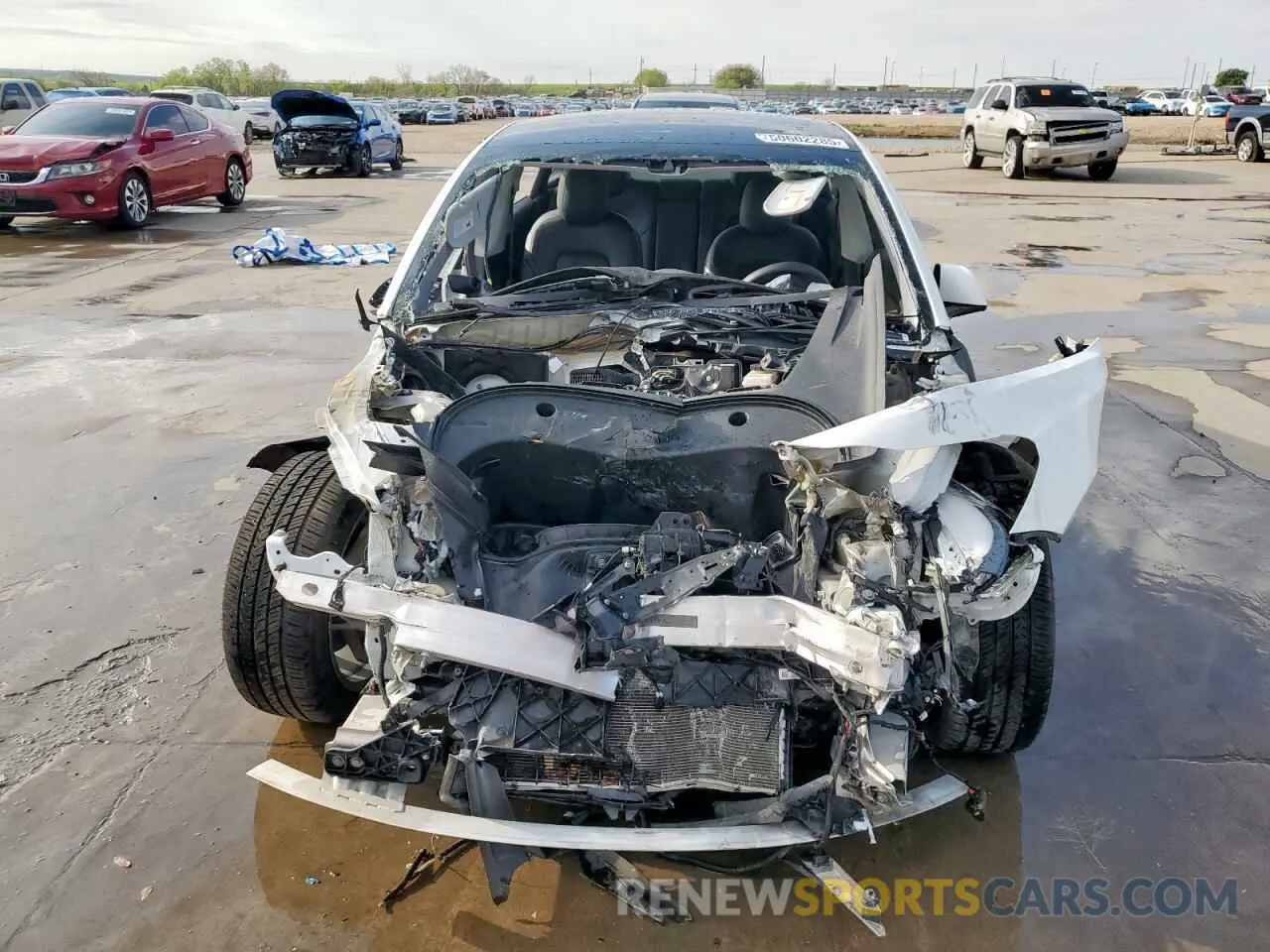 5 Photograph of a damaged car 5YJ3E1EA2MF028623 TESLA MODEL 3 2021