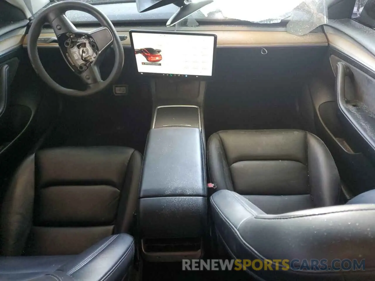 8 Photograph of a damaged car 5YJ3E1EA2MF048564 TESLA MODEL 3 2021