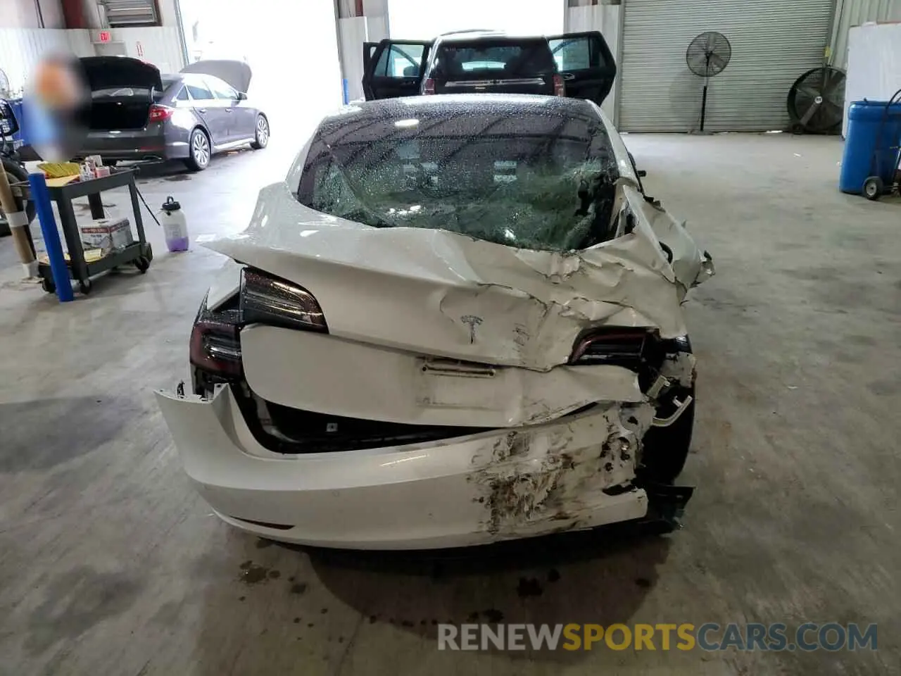 6 Photograph of a damaged car 5YJ3E1EA2MF058186 TESLA MODEL 3 2021