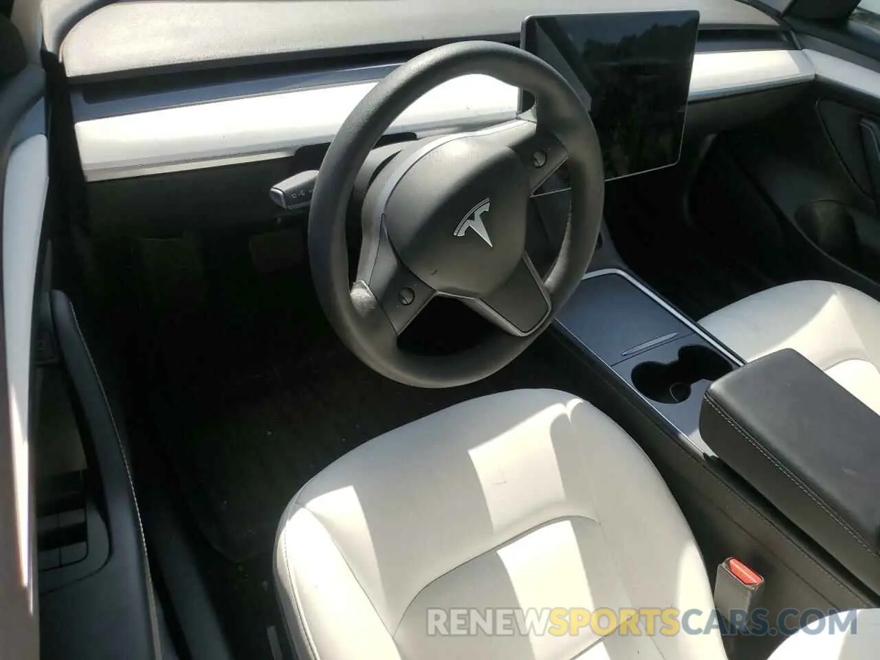 8 Photograph of a damaged car 5YJ3E1EA2MF058186 TESLA MODEL 3 2021