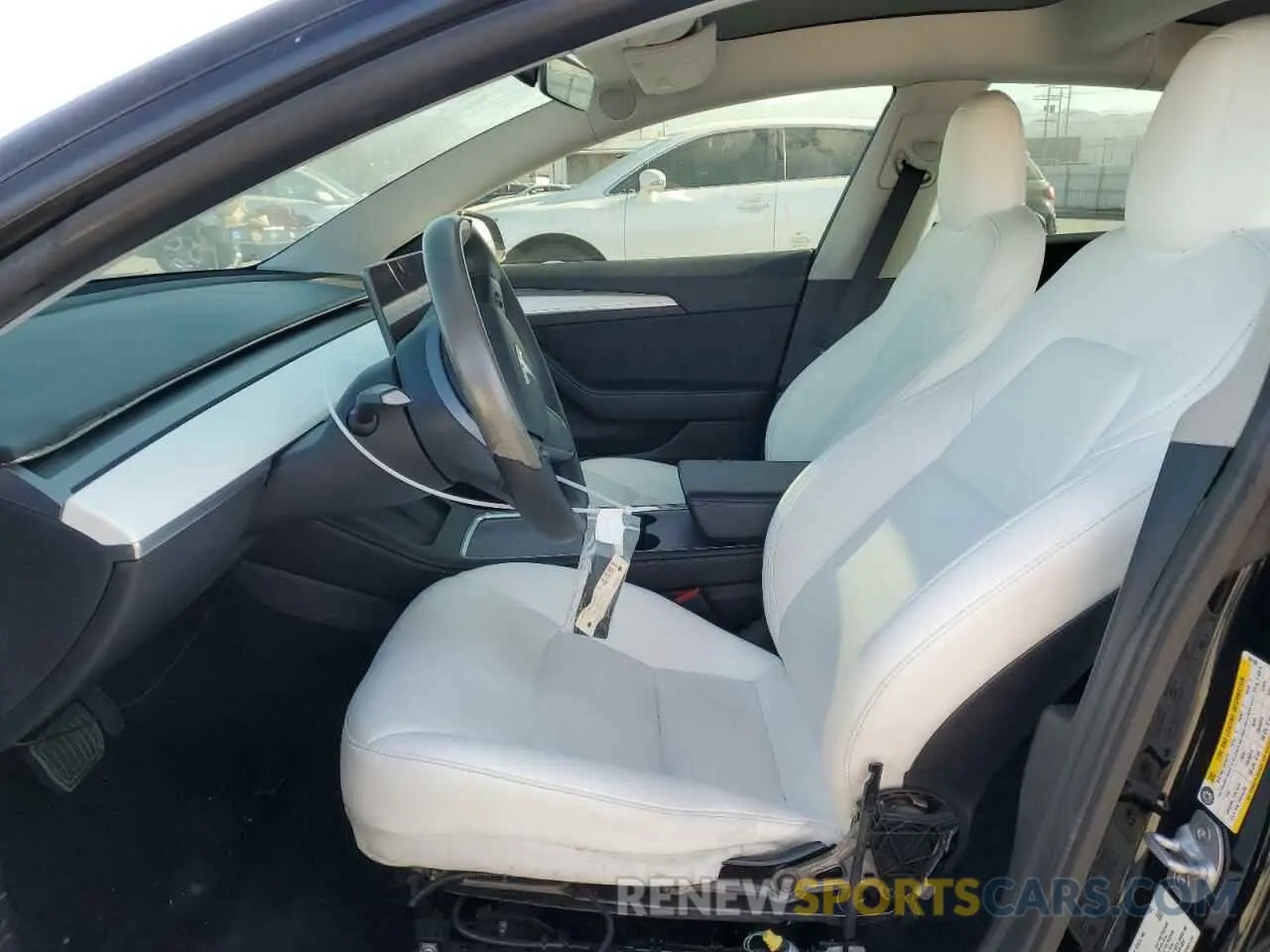 7 Photograph of a damaged car 5YJ3E1EA2MF065106 TESLA MODEL 3 2021