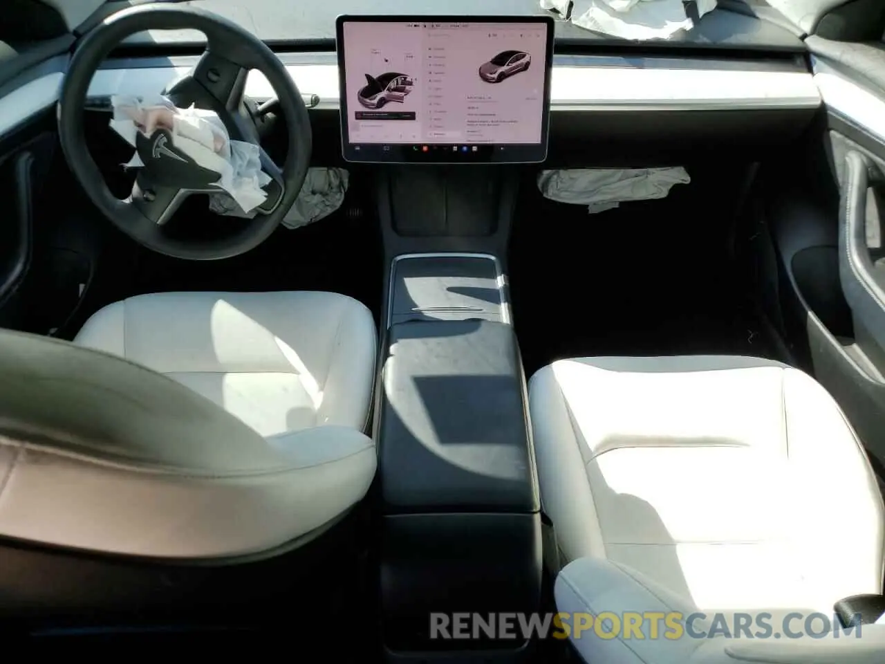 8 Photograph of a damaged car 5YJ3E1EA2MF068488 TESLA MODEL 3 2021