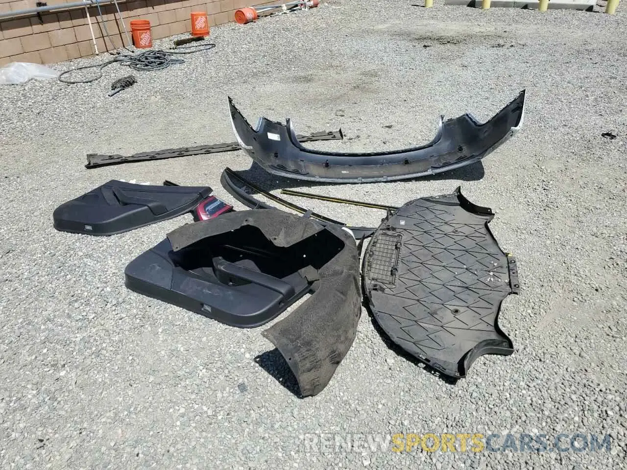 12 Photograph of a damaged car 5YJ3E1EA2MF070659 TESLA MODEL 3 2021