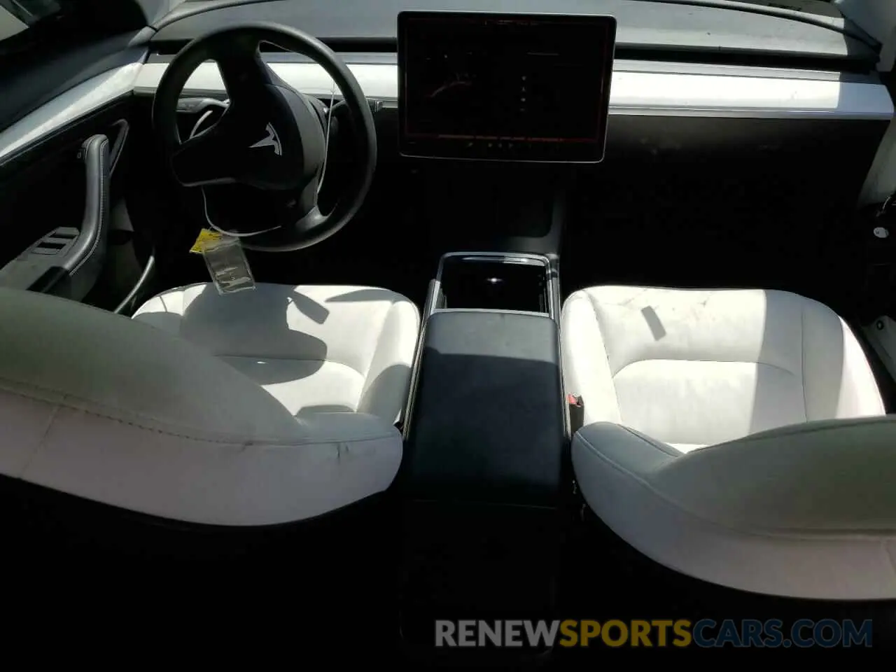 8 Photograph of a damaged car 5YJ3E1EA2MF070659 TESLA MODEL 3 2021