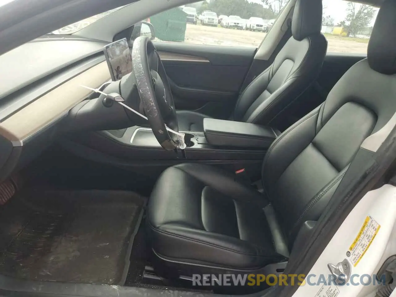 7 Photograph of a damaged car 5YJ3E1EA2MF086344 TESLA MODEL 3 2021