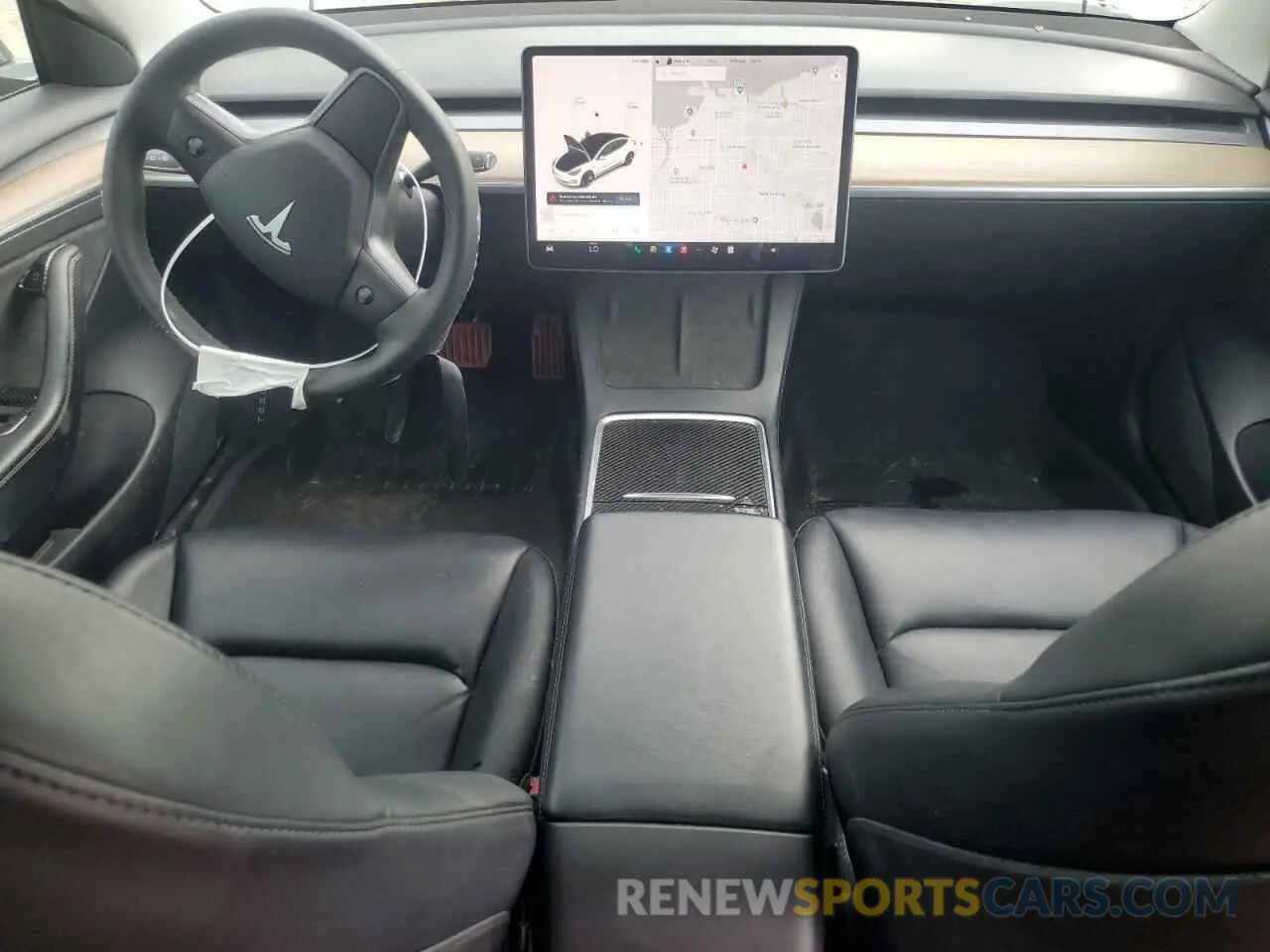 8 Photograph of a damaged car 5YJ3E1EA2MF086344 TESLA MODEL 3 2021