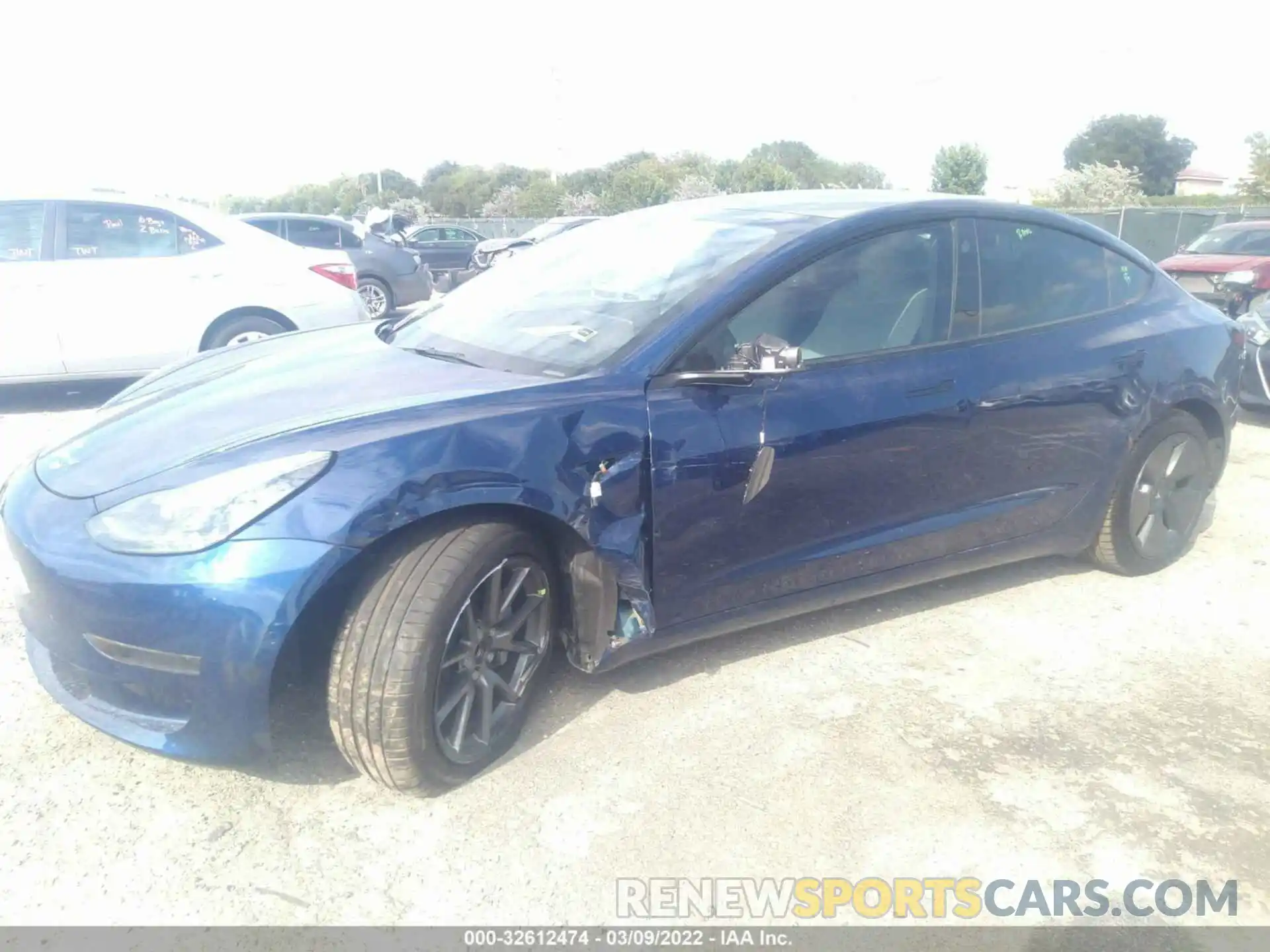 6 Photograph of a damaged car 5YJ3E1EA2MF087459 TESLA MODEL 3 2021