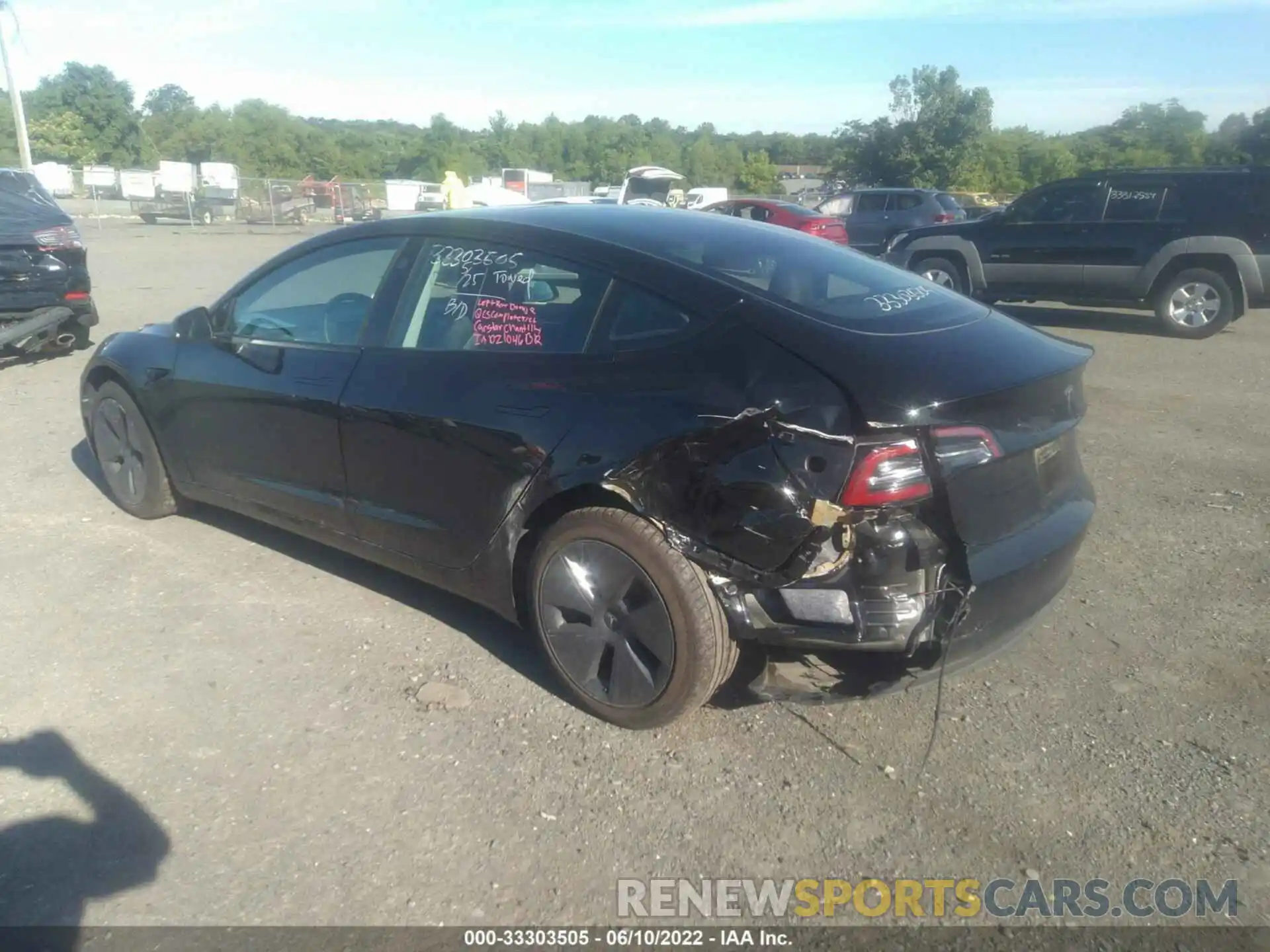 3 Photograph of a damaged car 5YJ3E1EA2MF087512 TESLA MODEL 3 2021