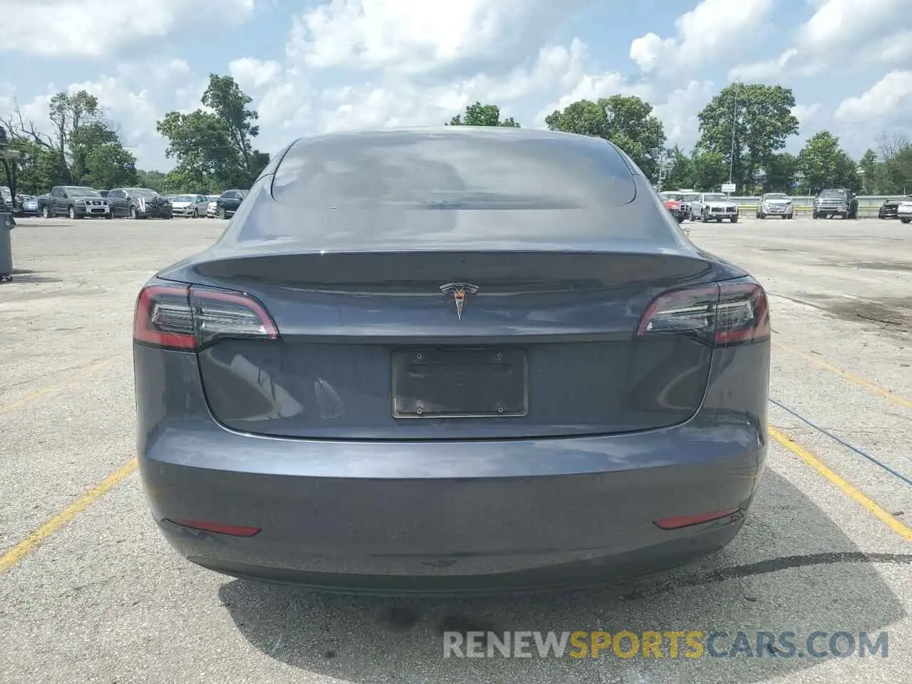 6 Photograph of a damaged car 5YJ3E1EA2MF090667 TESLA MODEL 3 2021