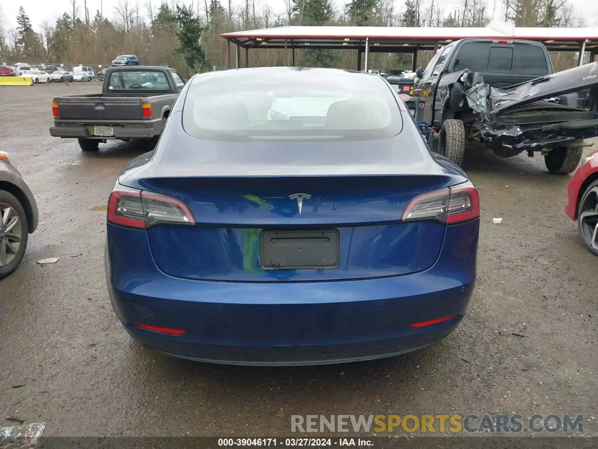 16 Photograph of a damaged car 5YJ3E1EA2MF091785 TESLA MODEL 3 2021