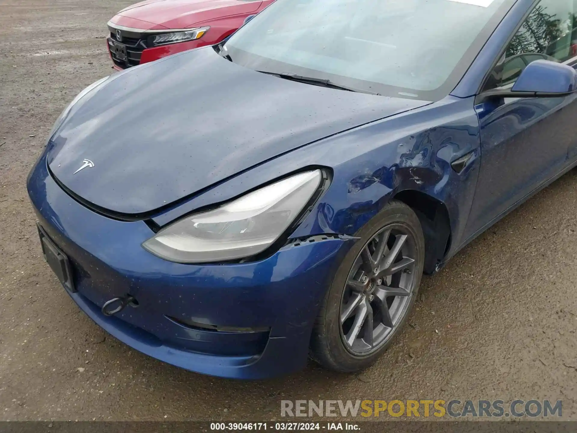 6 Photograph of a damaged car 5YJ3E1EA2MF091785 TESLA MODEL 3 2021