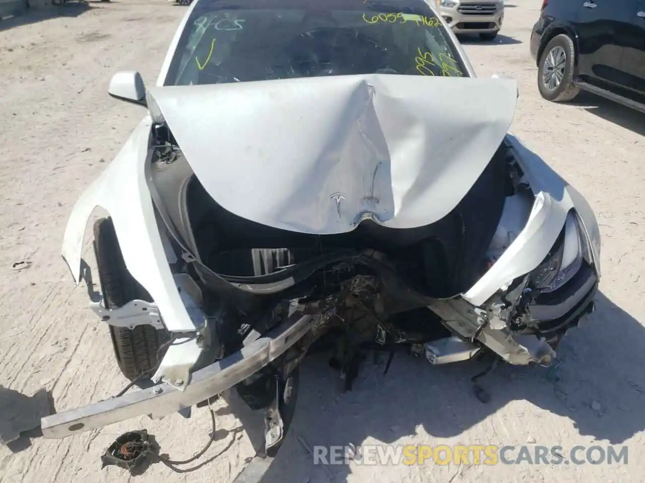 9 Photograph of a damaged car 5YJ3E1EA2MF095397 TESLA MODEL 3 2021