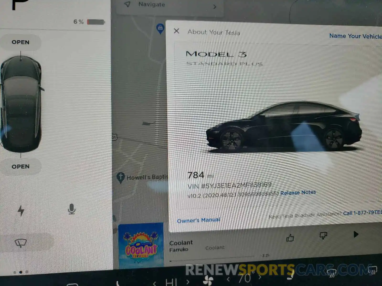 8 Photograph of a damaged car 5YJ3E1EA2MF838169 TESLA MODEL 3 2021