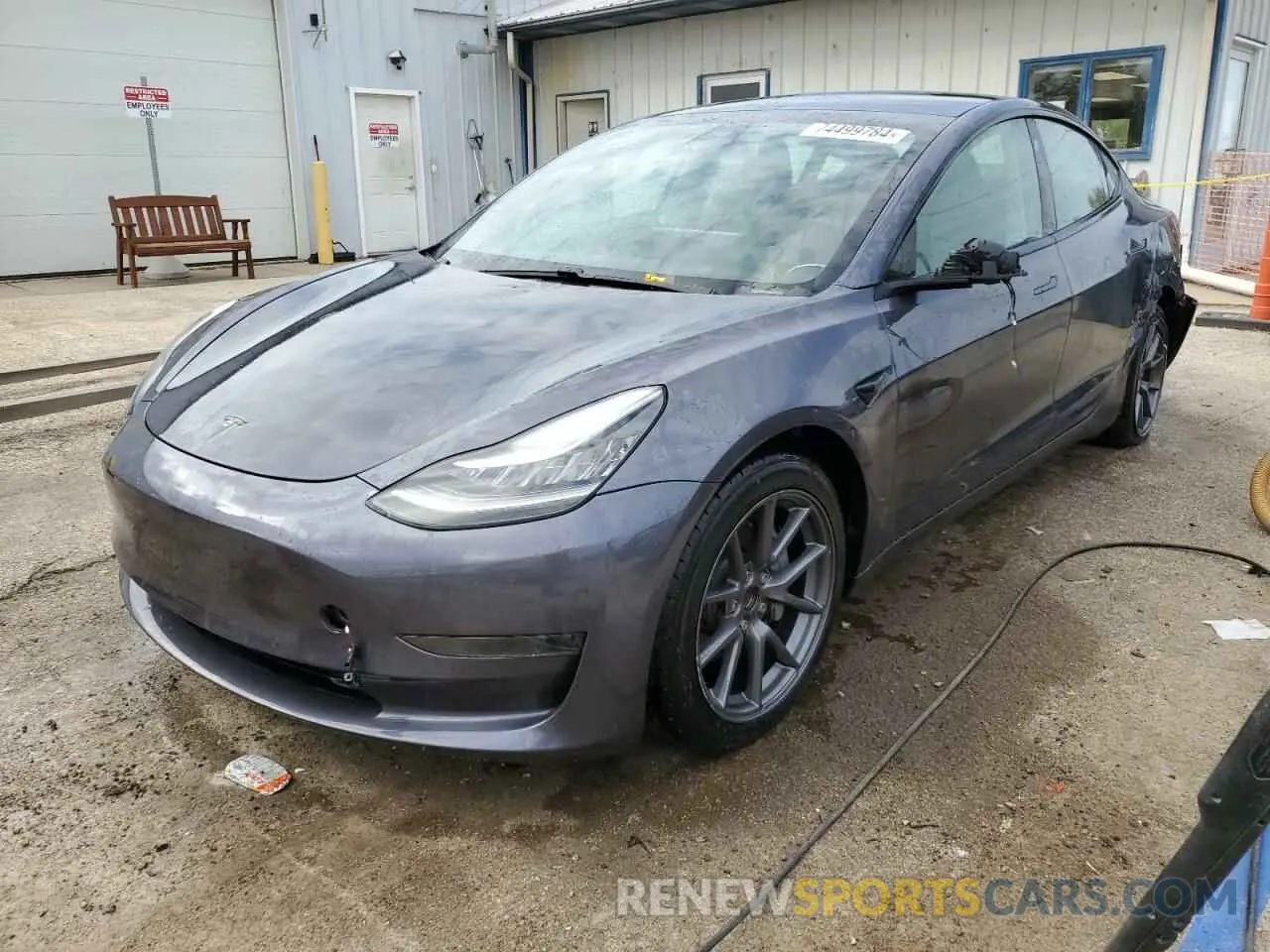 1 Photograph of a damaged car 5YJ3E1EA2MF854095 TESLA MODEL 3 2021