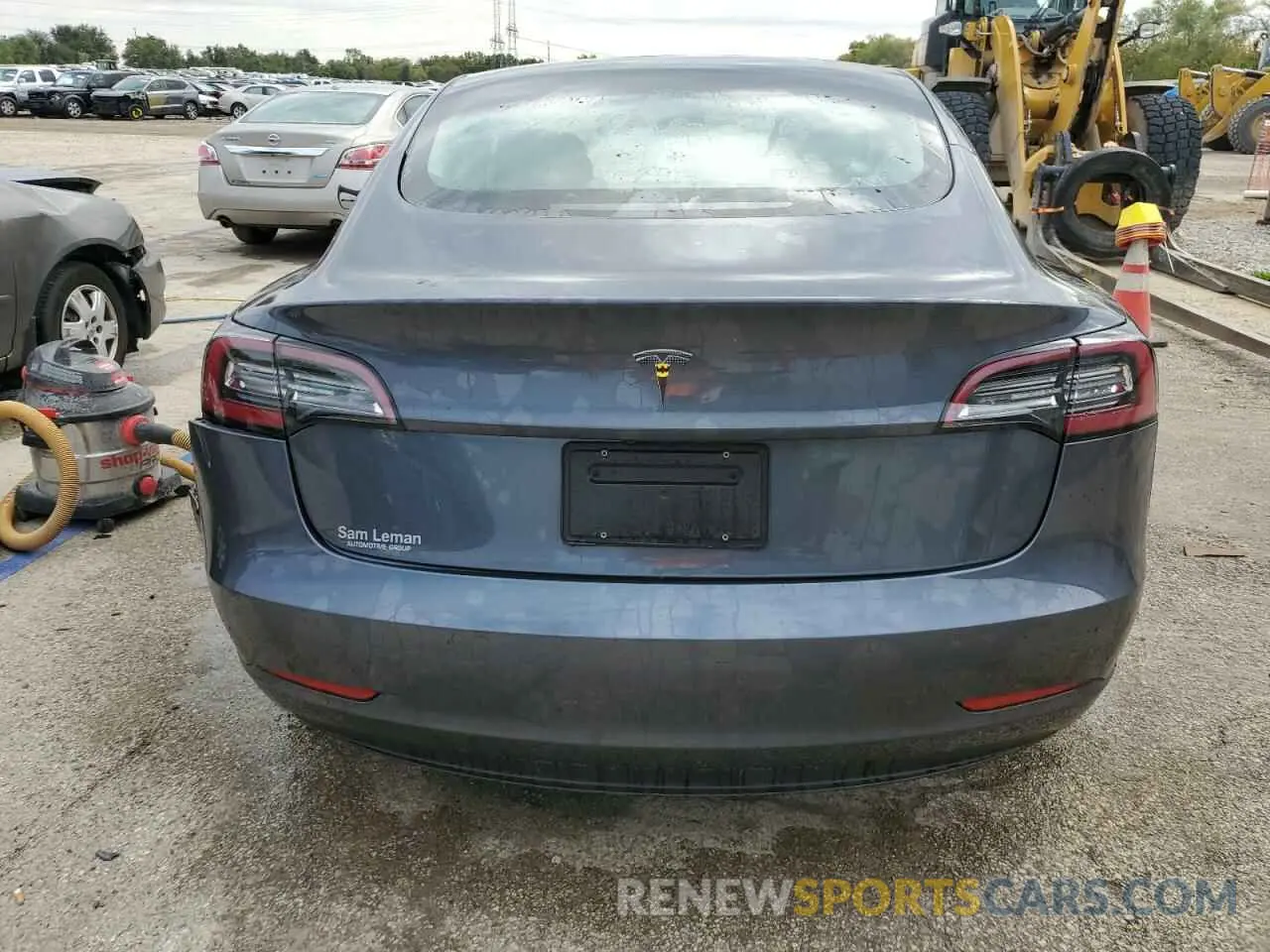 6 Photograph of a damaged car 5YJ3E1EA2MF854095 TESLA MODEL 3 2021