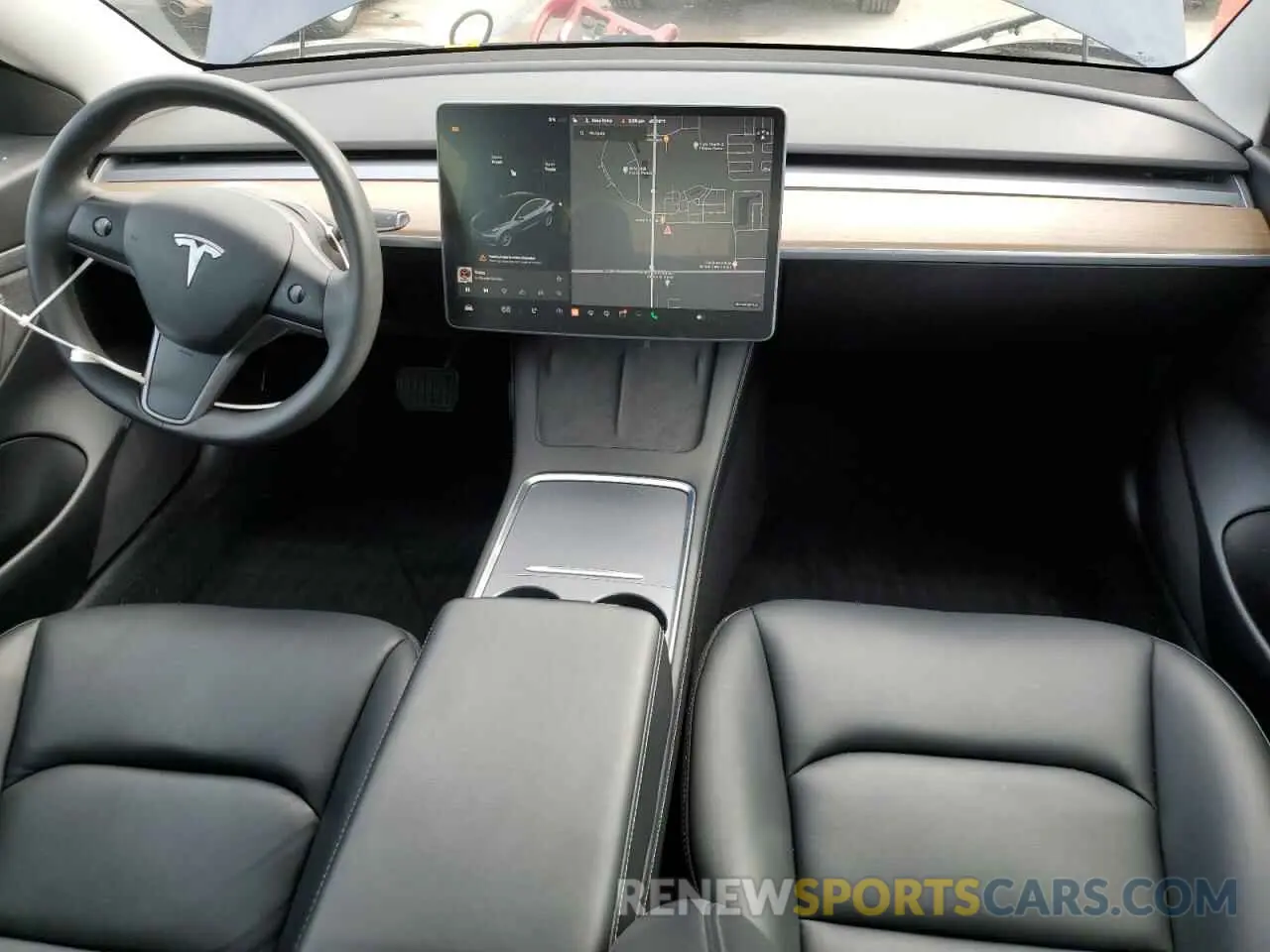 8 Photograph of a damaged car 5YJ3E1EA2MF854095 TESLA MODEL 3 2021