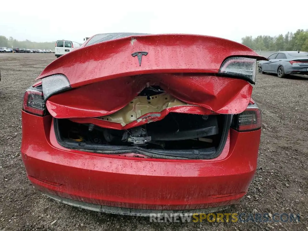 6 Photograph of a damaged car 5YJ3E1EA2MF857448 TESLA MODEL 3 2021