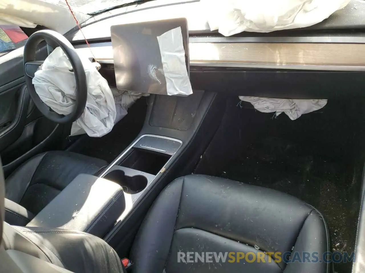 8 Photograph of a damaged car 5YJ3E1EA2MF857448 TESLA MODEL 3 2021