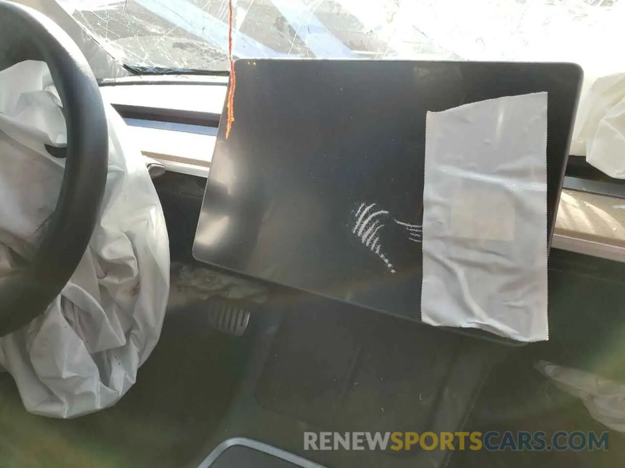 9 Photograph of a damaged car 5YJ3E1EA2MF857448 TESLA MODEL 3 2021