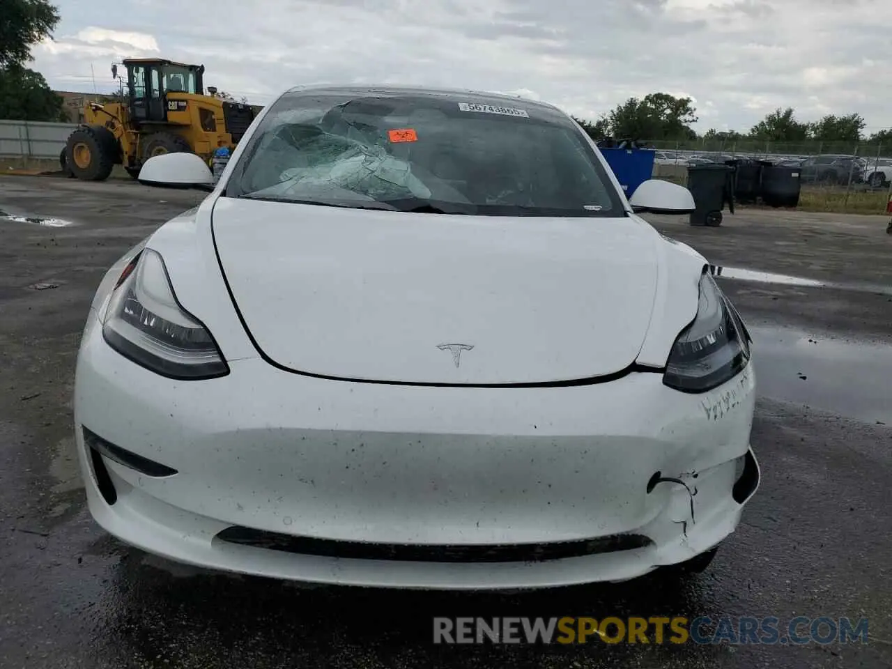 5 Photograph of a damaged car 5YJ3E1EA2MF859832 TESLA MODEL 3 2021