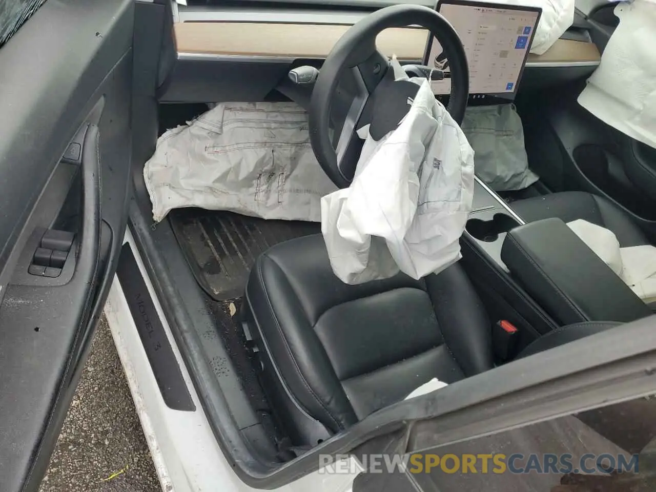 8 Photograph of a damaged car 5YJ3E1EA2MF859832 TESLA MODEL 3 2021