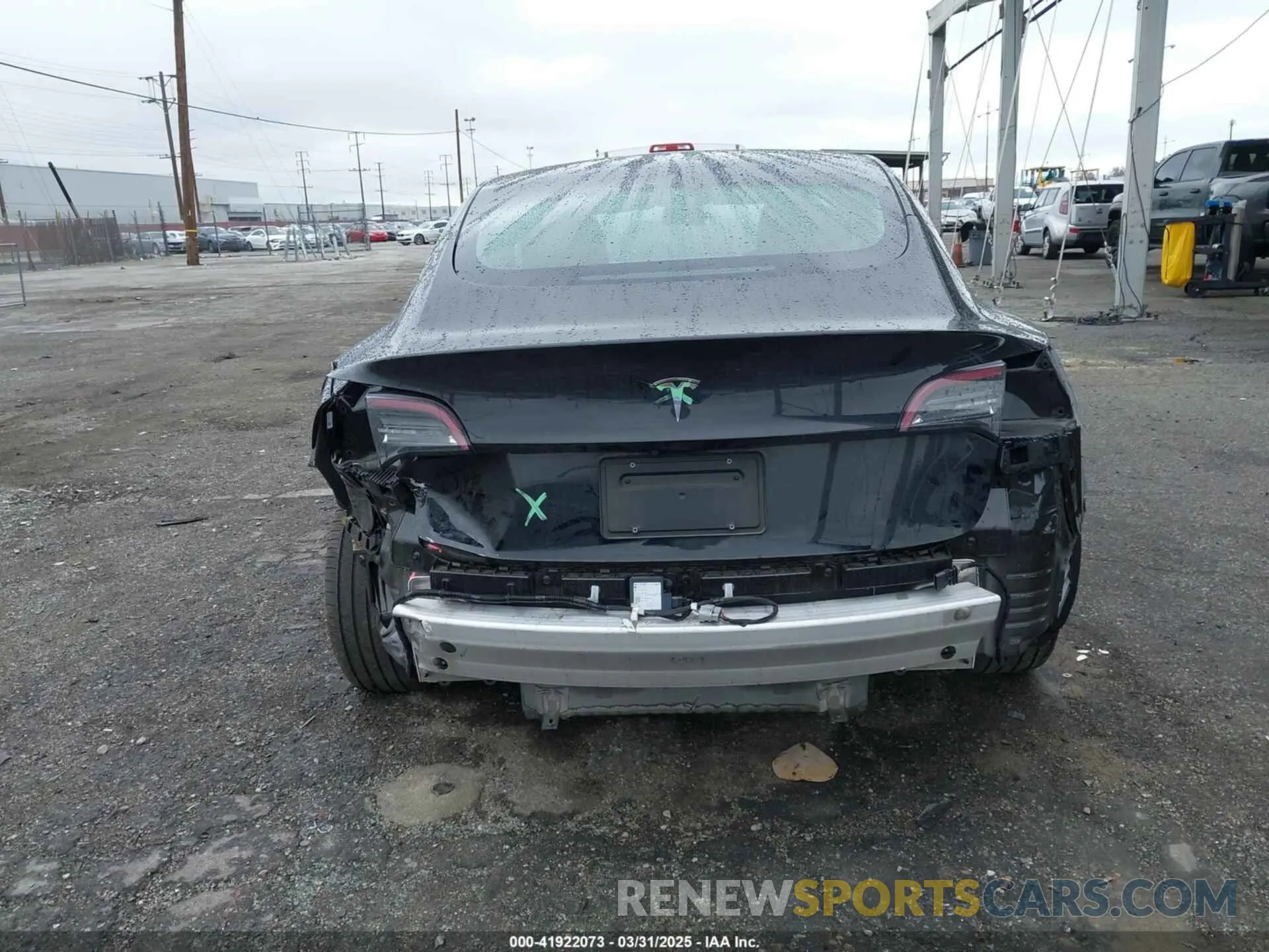 6 Photograph of a damaged car 5YJ3E1EA2MF870622 TESLA MODEL 3 2021