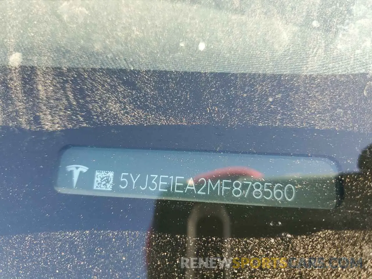 13 Photograph of a damaged car 5YJ3E1EA2MF878560 TESLA MODEL 3 2021