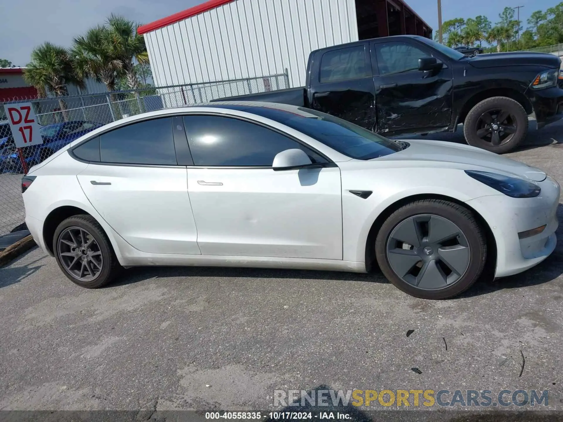 13 Photograph of a damaged car 5YJ3E1EA2MF921195 TESLA MODEL 3 2021