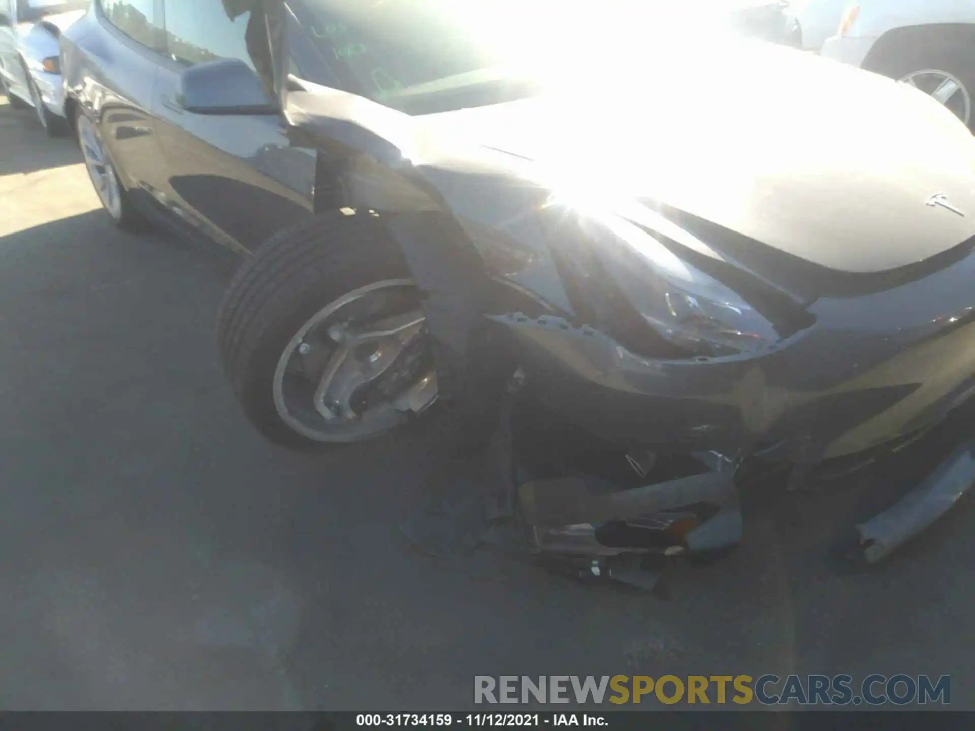 6 Photograph of a damaged car 5YJ3E1EA2MF927854 TESLA MODEL 3 2021