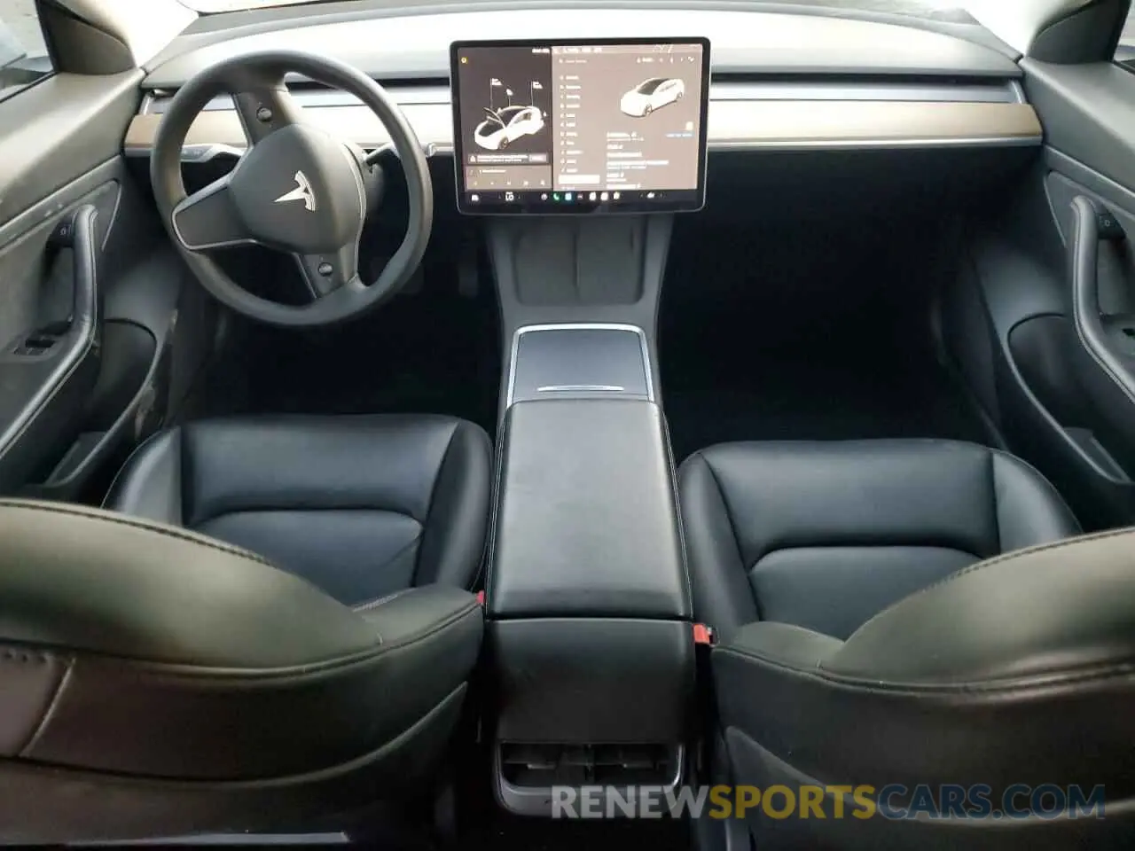 8 Photograph of a damaged car 5YJ3E1EA2MF940376 TESLA MODEL 3 2021
