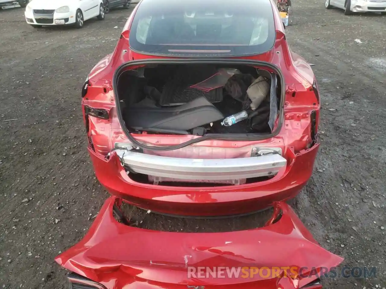 9 Photograph of a damaged car 5YJ3E1EA2MF982644 TESLA MODEL 3 2021