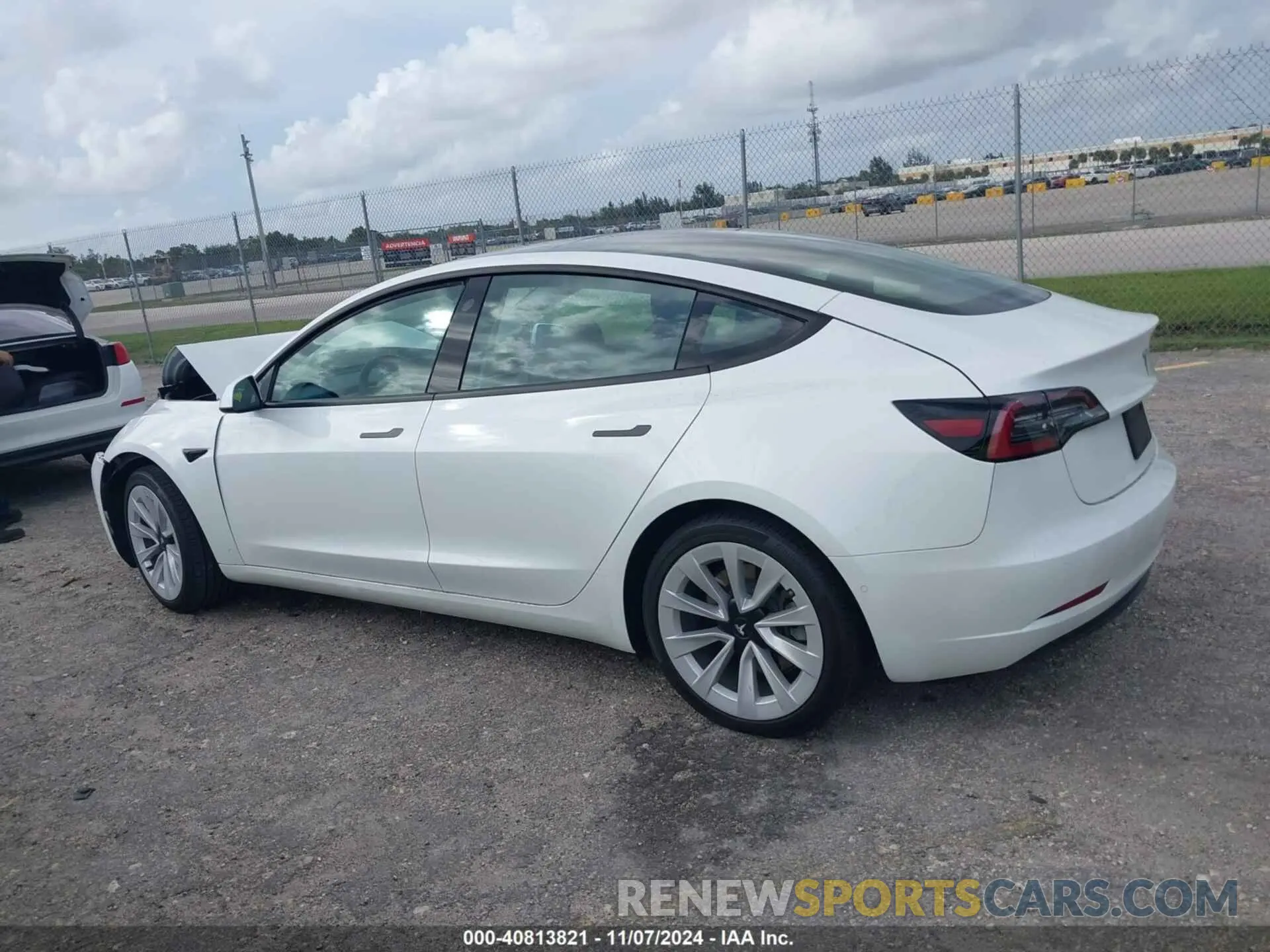 13 Photograph of a damaged car 5YJ3E1EA2MF990842 TESLA MODEL 3 2021