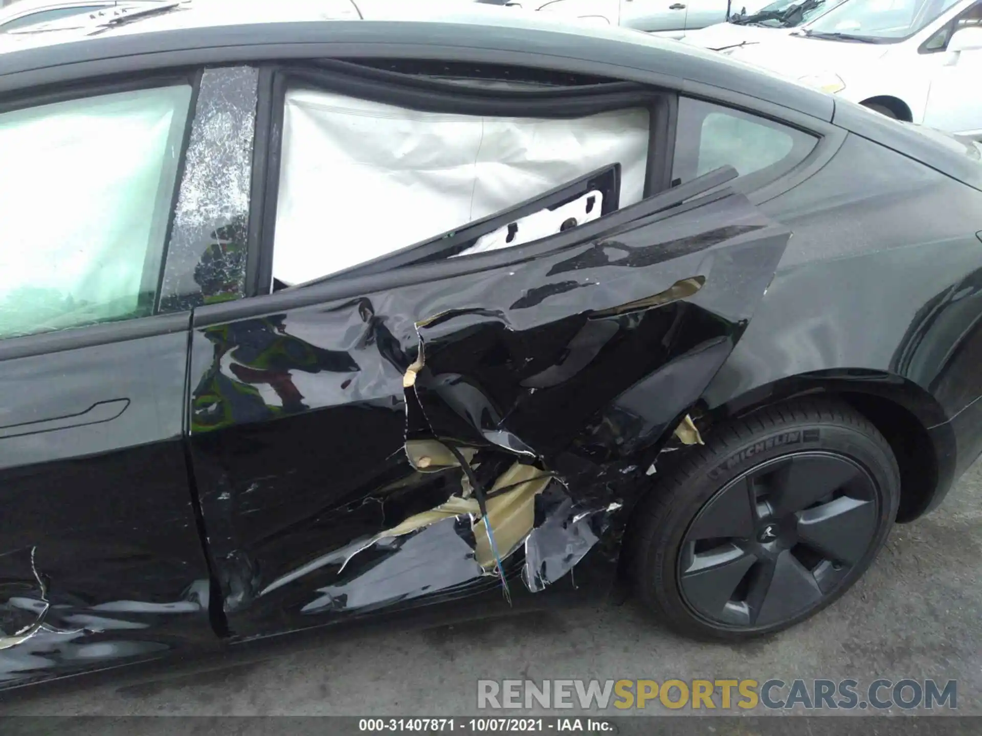 6 Photograph of a damaged car 5YJ3E1EA3MF002760 TESLA MODEL 3 2021