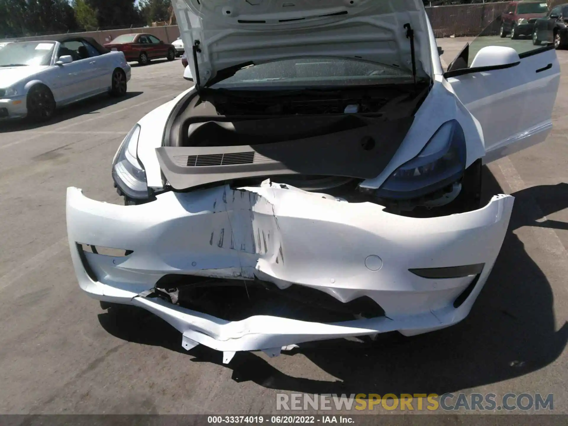 6 Photograph of a damaged car 5YJ3E1EA3MF009479 TESLA MODEL 3 2021