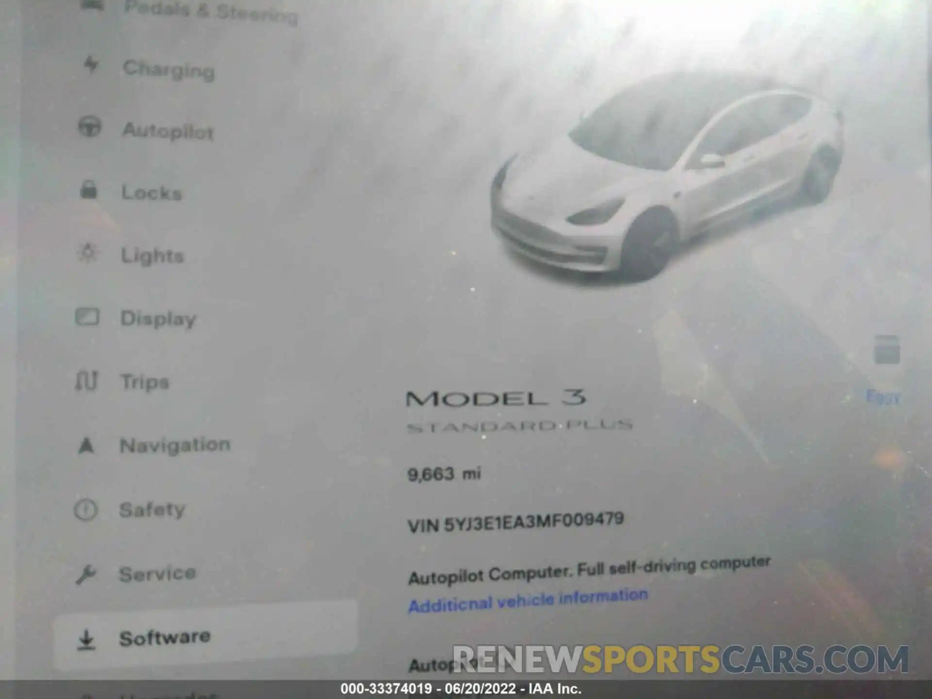 7 Photograph of a damaged car 5YJ3E1EA3MF009479 TESLA MODEL 3 2021