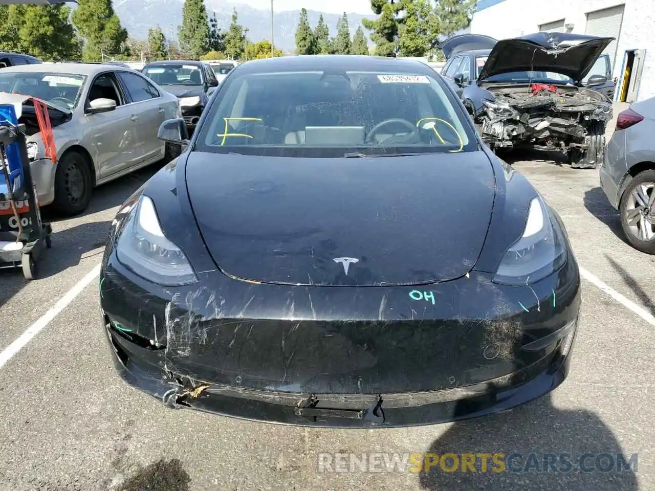 5 Photograph of a damaged car 5YJ3E1EA3MF016657 TESLA MODEL 3 2021