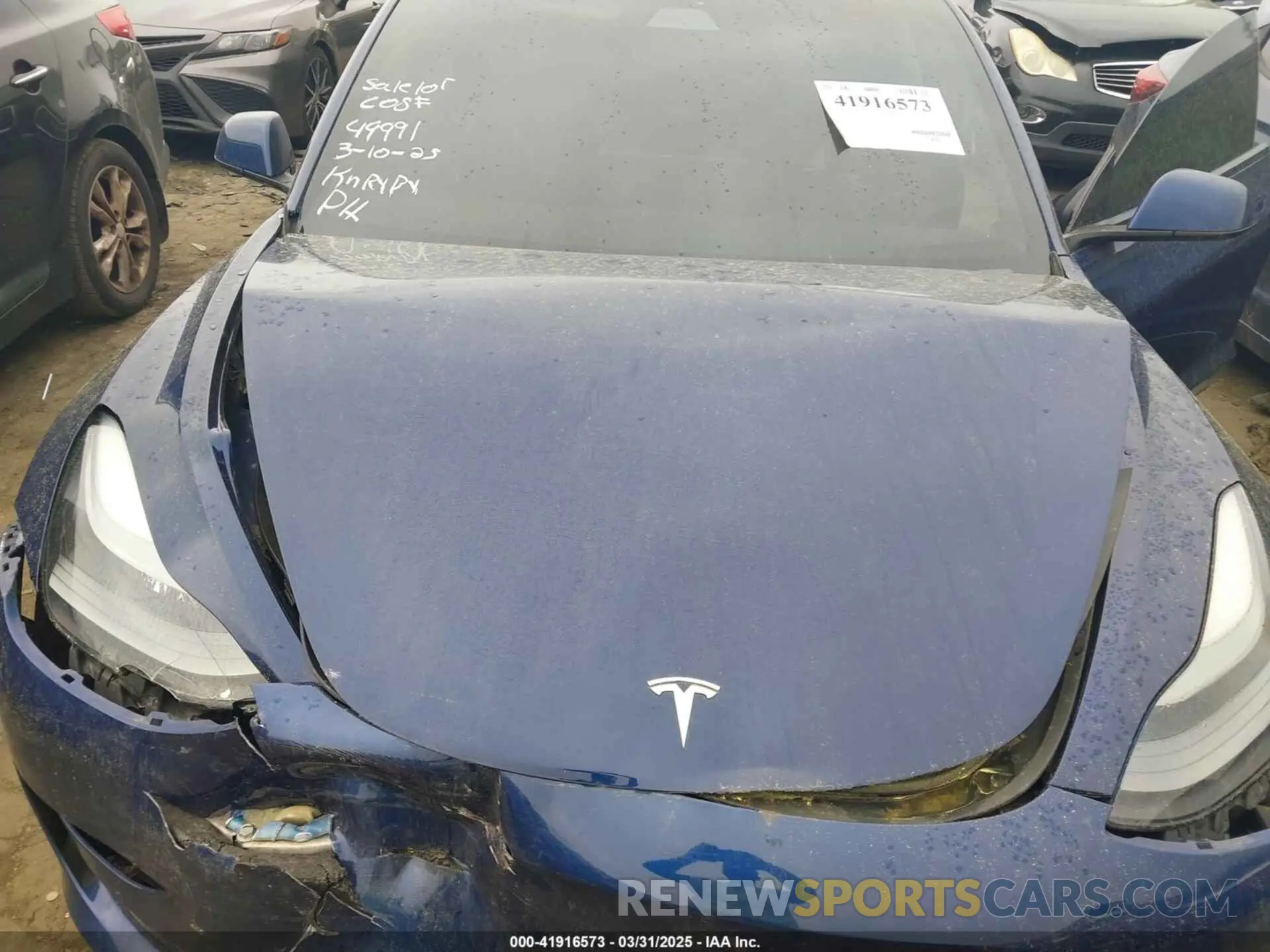 10 Photograph of a damaged car 5YJ3E1EA3MF018246 TESLA MODEL 3 2021