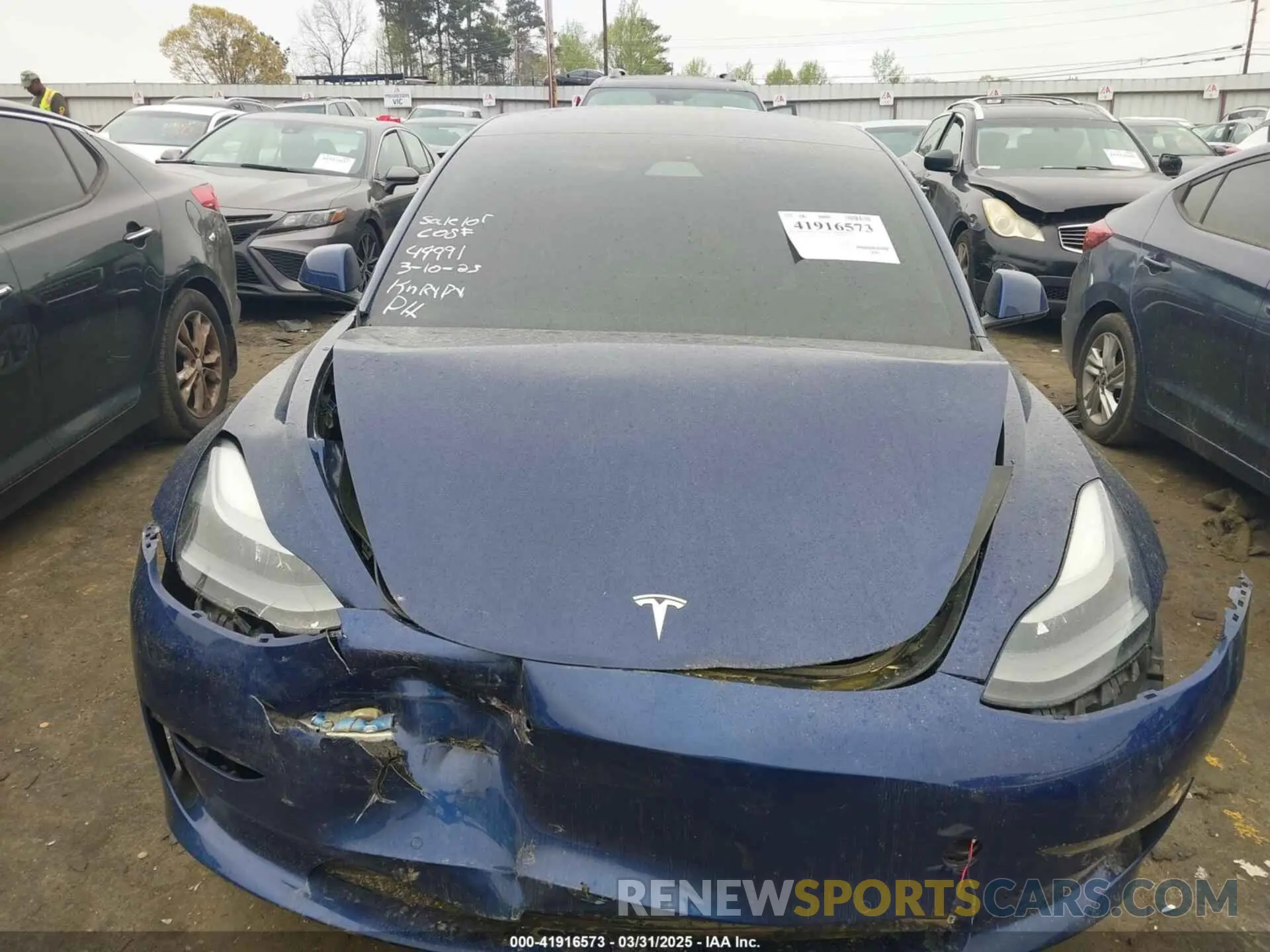11 Photograph of a damaged car 5YJ3E1EA3MF018246 TESLA MODEL 3 2021