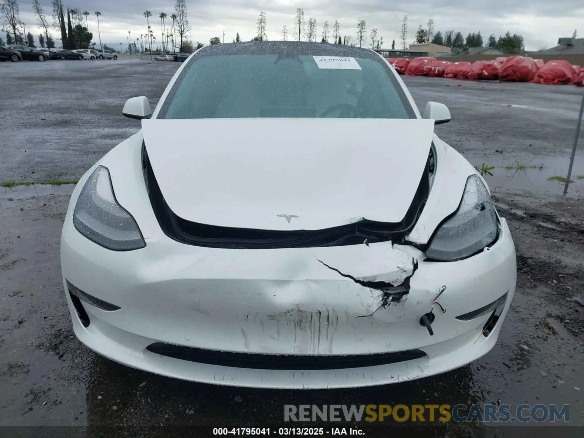 12 Photograph of a damaged car 5YJ3E1EA3MF032180 TESLA MODEL 3 2021