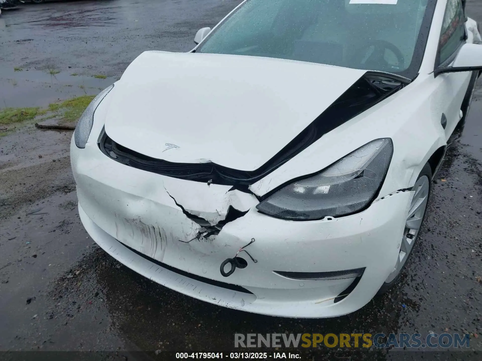 19 Photograph of a damaged car 5YJ3E1EA3MF032180 TESLA MODEL 3 2021
