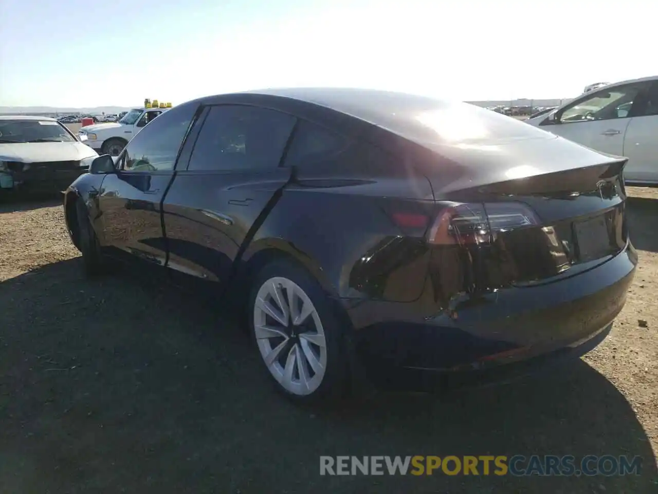 3 Photograph of a damaged car 5YJ3E1EA3MF050162 TESLA MODEL 3 2021