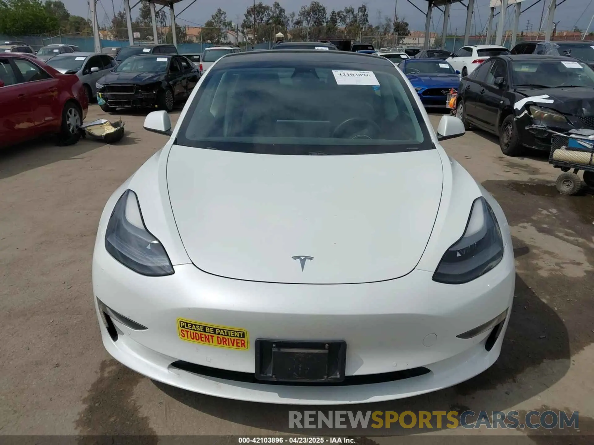 13 Photograph of a damaged car 5YJ3E1EA3MF054115 TESLA MODEL 3 2021