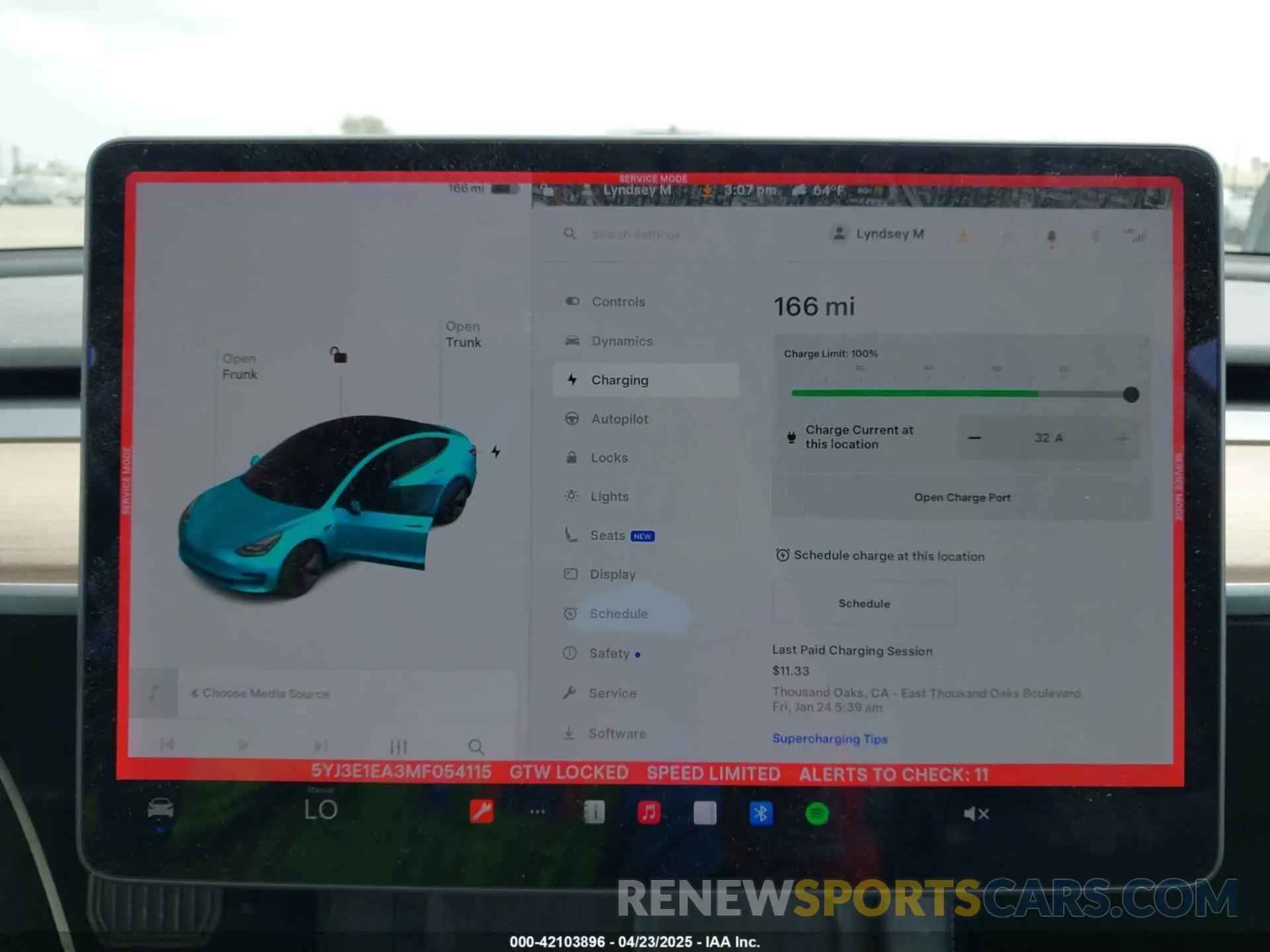 18 Photograph of a damaged car 5YJ3E1EA3MF054115 TESLA MODEL 3 2021