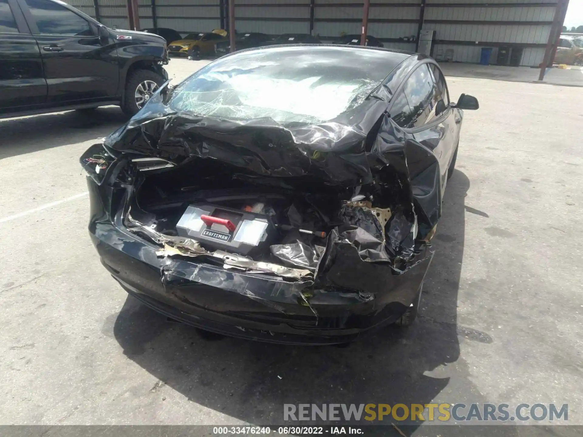 6 Photograph of a damaged car 5YJ3E1EA3MF058424 TESLA MODEL 3 2021