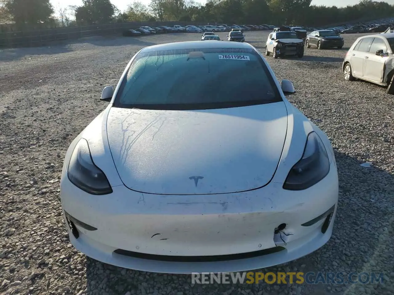 5 Photograph of a damaged car 5YJ3E1EA3MF058679 TESLA MODEL 3 2021