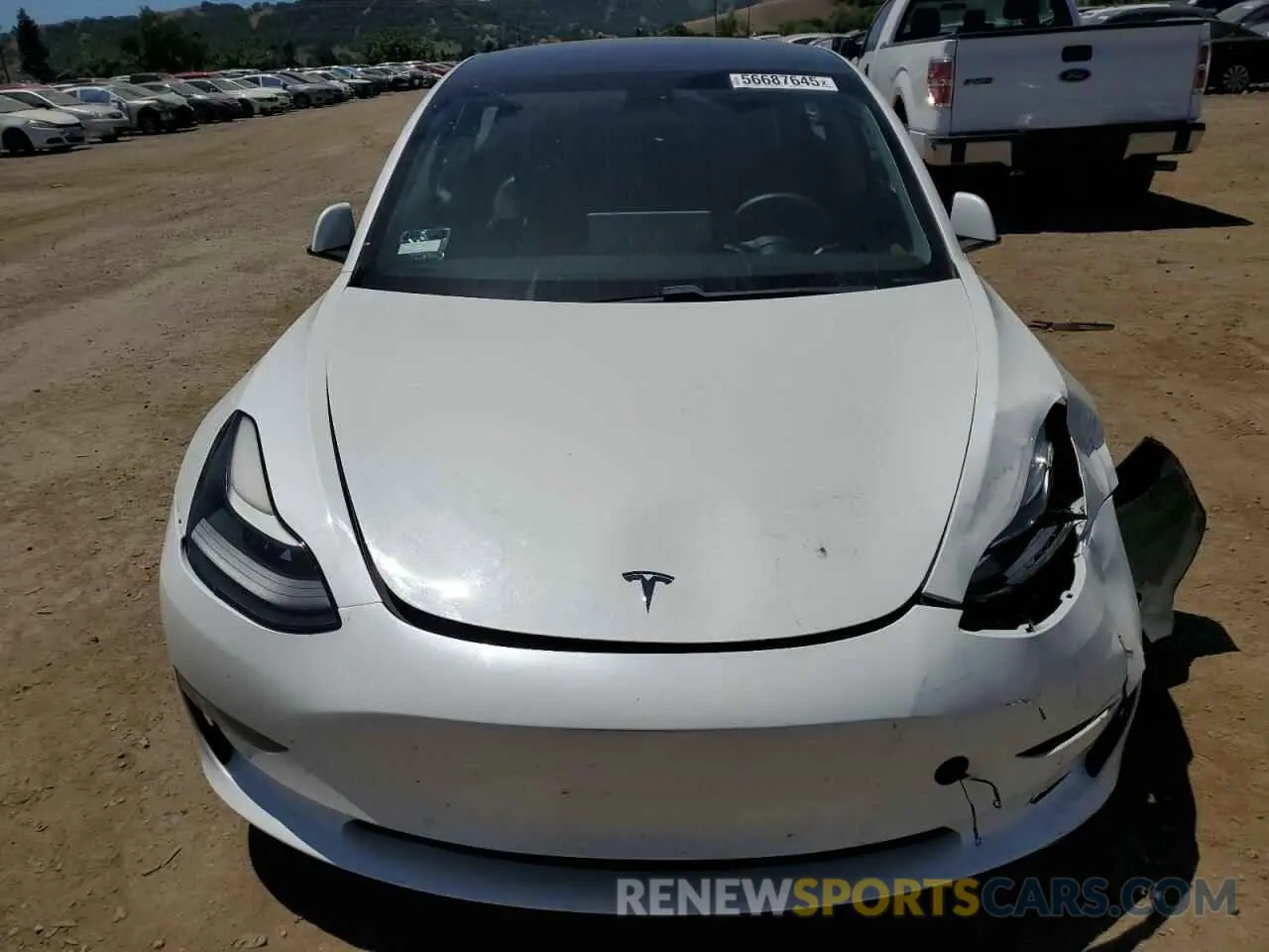 5 Photograph of a damaged car 5YJ3E1EA3MF074879 TESLA MODEL 3 2021